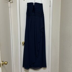 Navy Blue Yoryu Chiffon Gown
